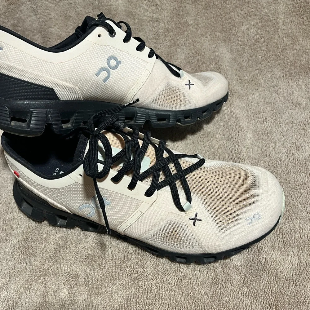 On Cloud X Shoes Womens Size 9 Fawn Magnet Running Sneakers CloudTec Athletic - Picture 2 of 6